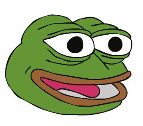 Pepe Frog Switching Facial Expression GIF