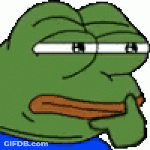 Pepe Frog Thinking GIF