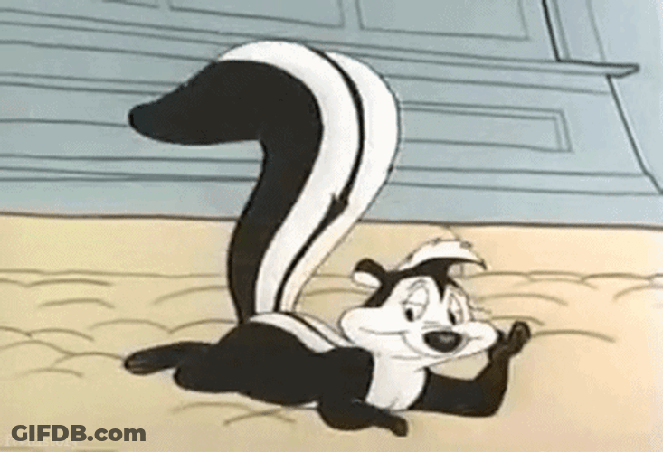 Pepe Le Pew Chill Relax Time GIF