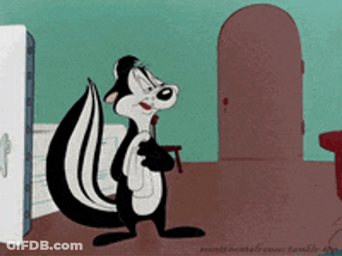 Pepe Le Pew Moving Eyebrows GIF