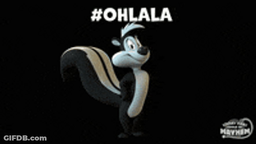 Pepe Le Pew Oh Lala GIF
