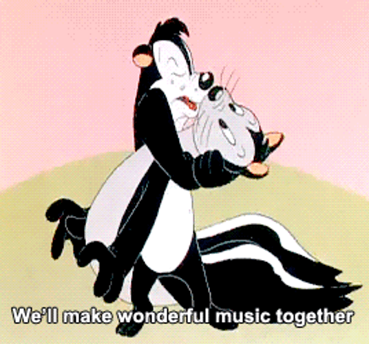 Pepe Lew Pew Will Make Wonderful Music Together GIF