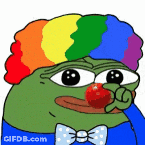 Pepe Meme Cute Clown GIF