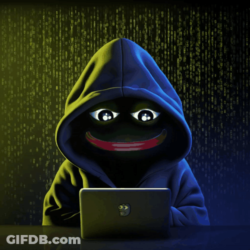 Pepe Meme Data Hacker Frog GIF