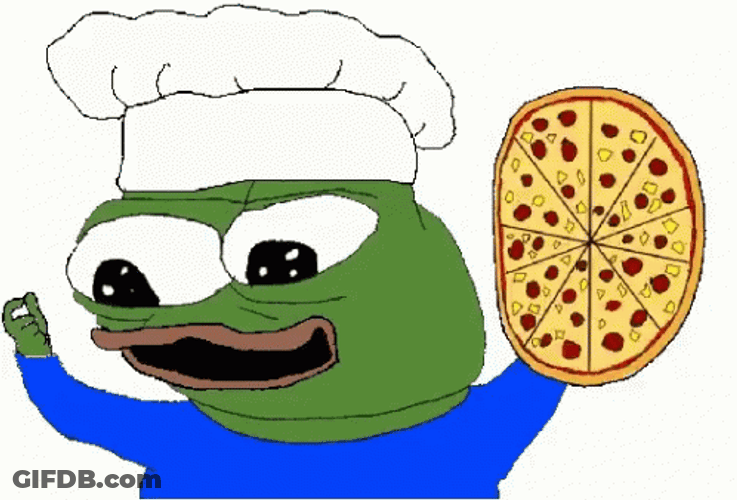 Pepe Meme Pizza Chef GIF