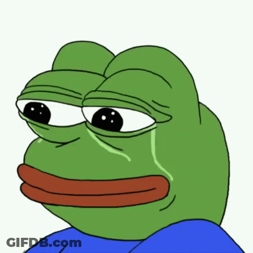 Pepe Meme Sad Crying GIF