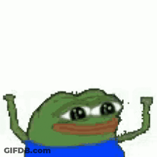 Pepe Meme Winning Cheer GIF