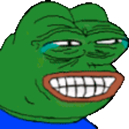 Pepe Not Funny Sticker GIF