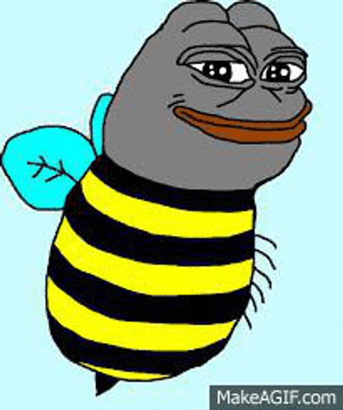 Pepe The Frog Bee GIF