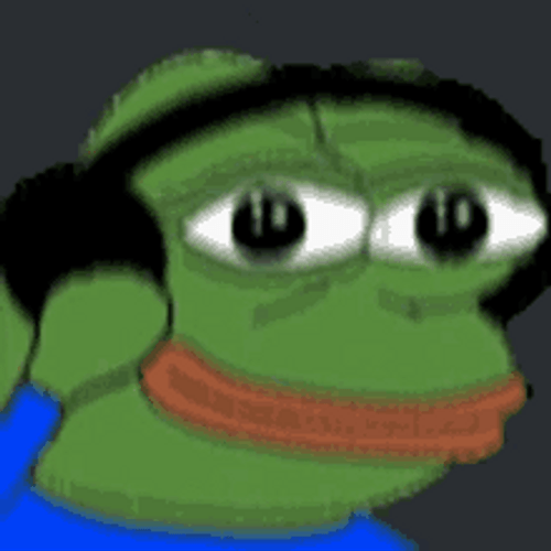 Pepe The Frog Bopping Jamming GIF