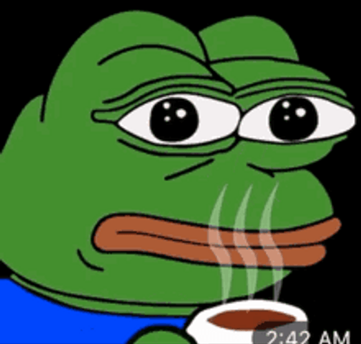 Pepe The Frog Coffee GIF