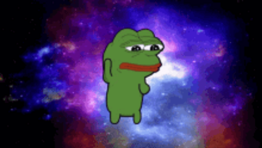 Pepe The Frog Dance Sad Galaxy GIF