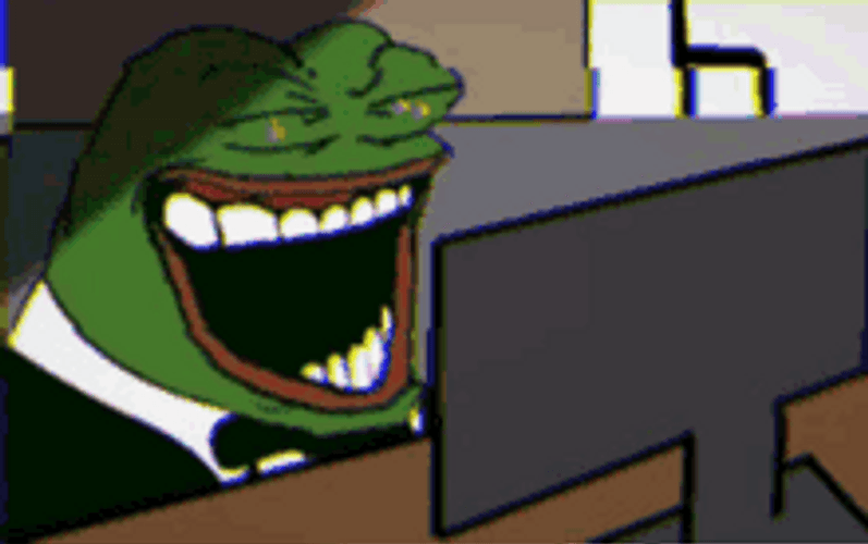 Pepe The Frog Hysterical Laughter GIF