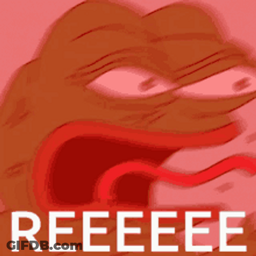 Pepe The Frog Meme Angry Rage Screaming GIF