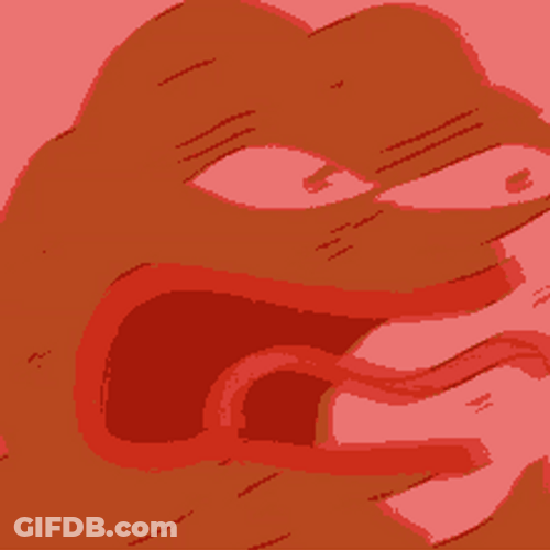 Pepe The Frog Meme Angry Triggered Shaking GIF
