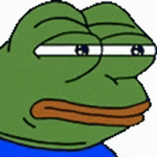 Pepe The Frog Meme Thinking Praying GIF