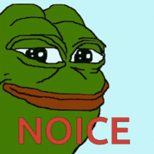 Pepe The Frog Noice GIF