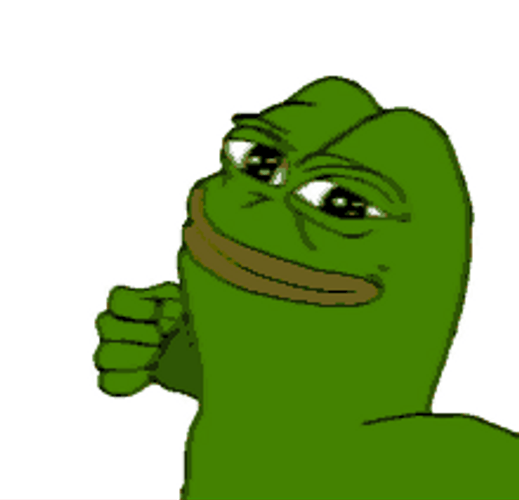 Pepe The Frog Punch Smile GIF