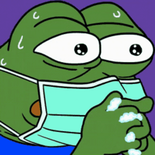 Pepe The Frog Wash Hands GIF