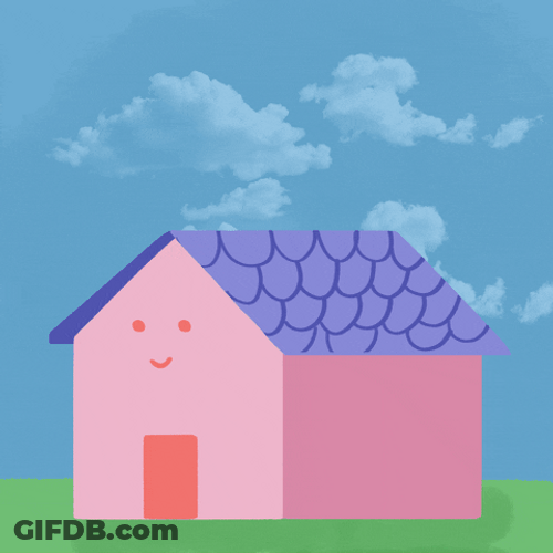Peppa Pig House Blowing GIF