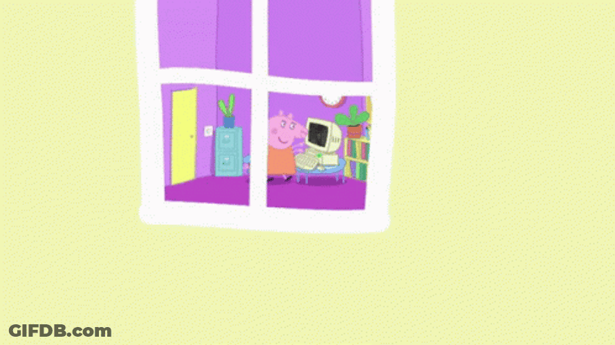 Peppa Pig Intense Gaming Meme GIF