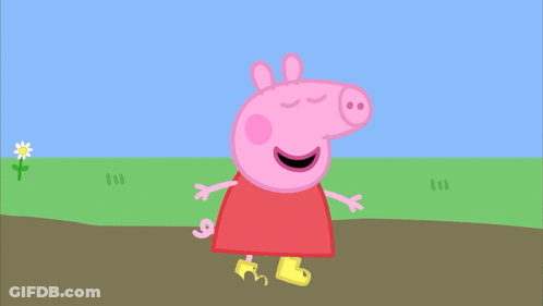 Peppa Pig Jumping GIF