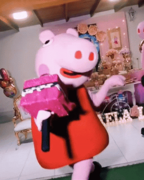 Peppa Pig Mob Dance Meme GIF