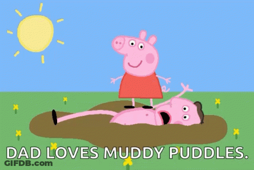 Peppa Pig Riding Skateboard GIF