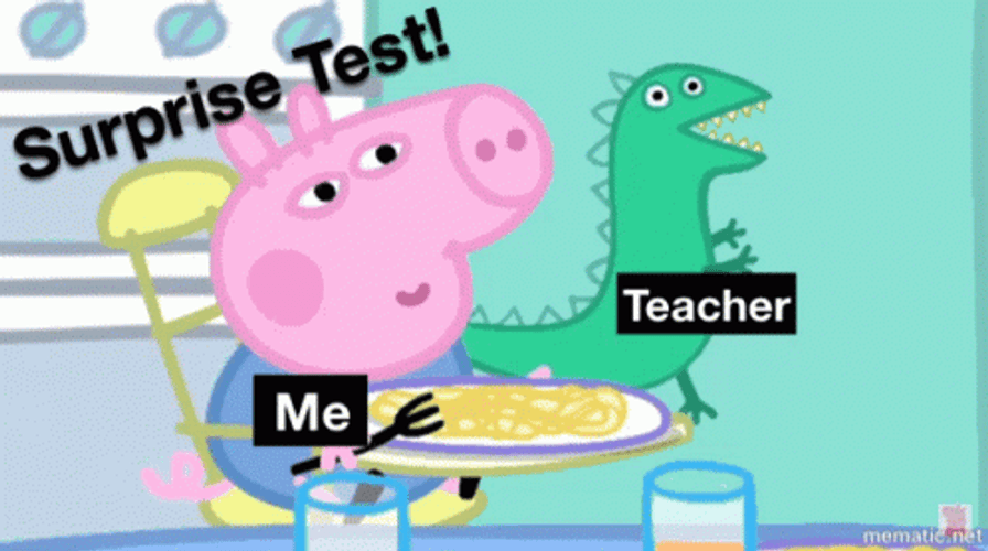 Peppa Pig Surprise Test Meme GIF