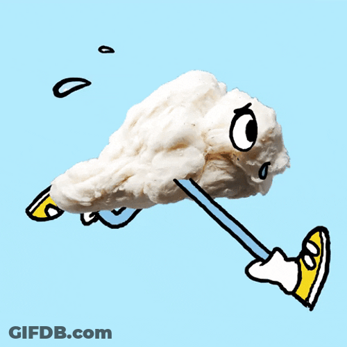 Peppy Cloud Coming In Hot GIF