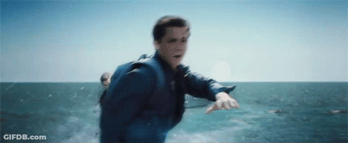 Percy Jackson Floating On Water GIF
