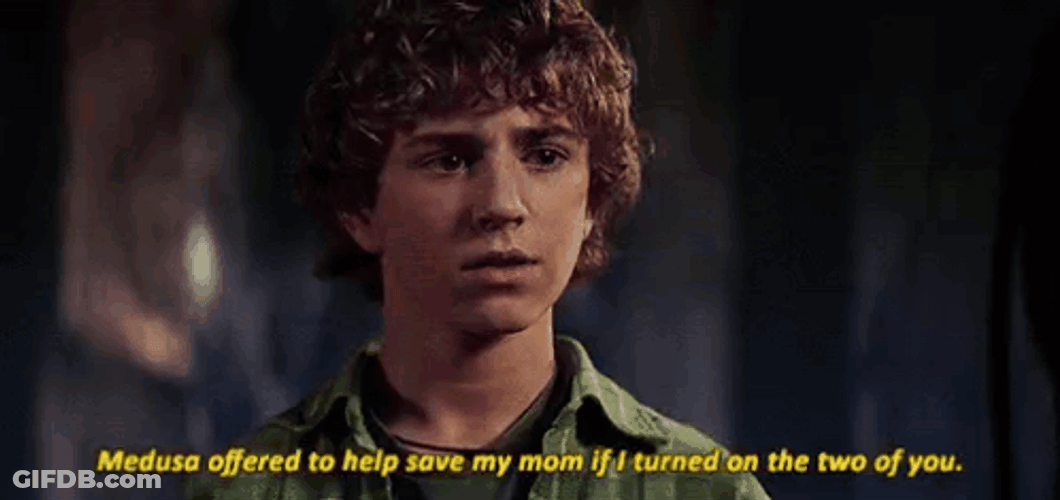 Percy Jackson Medusa Offer GIF