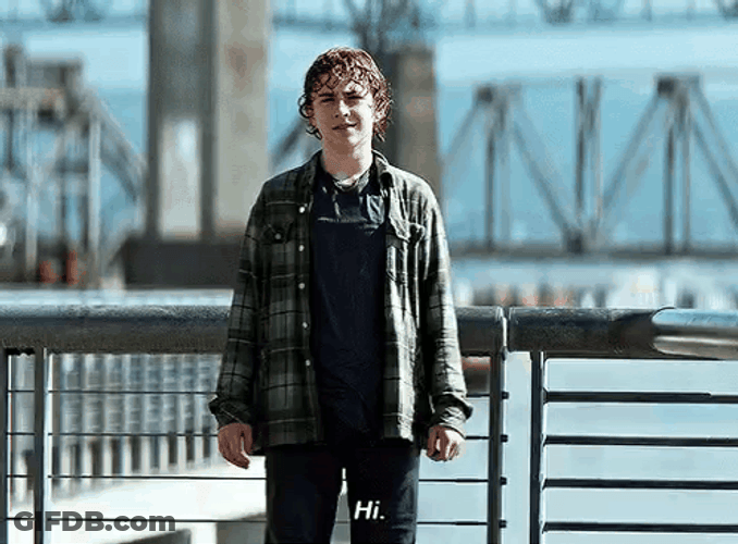 Percy Jackson Waving Hi GIF
