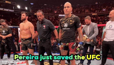 Pereira Just Saved The UFC GIF