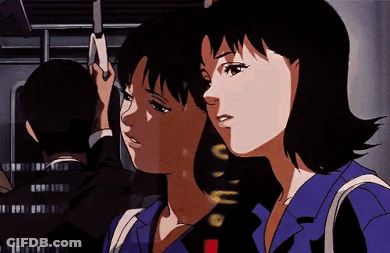 Perfect Blue Mima Kirigoe Double Face GIF