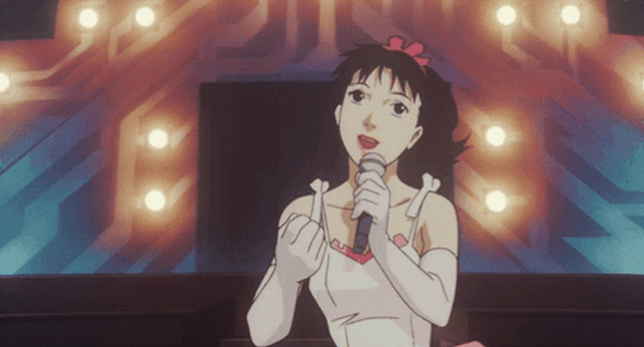 Perfect Blue Mima Kirigoe Singing GIF