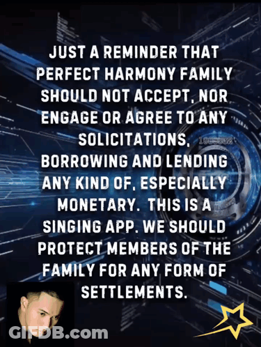 Perfect Harmony Family No Solicitations GIF