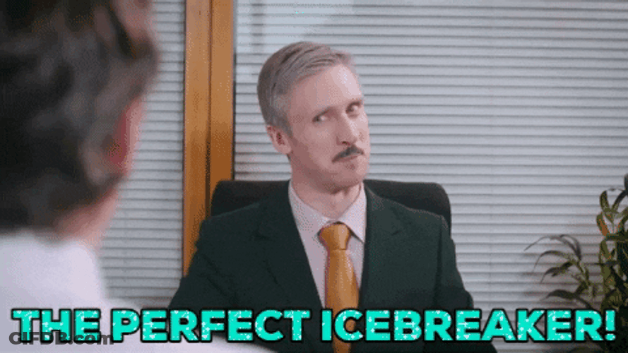 Perfect Icebreaker Interview GIF