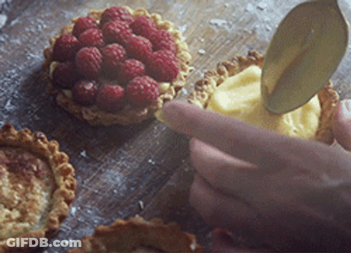 Perfect Raspberry Tart GIF