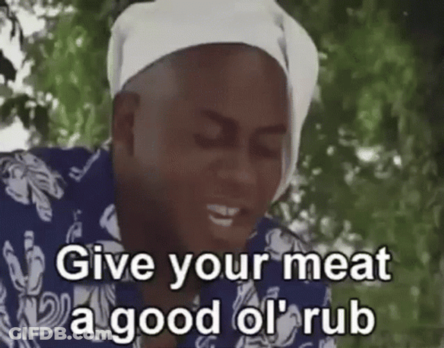 Perfect Technique To Rub And Season Your Meat GIF