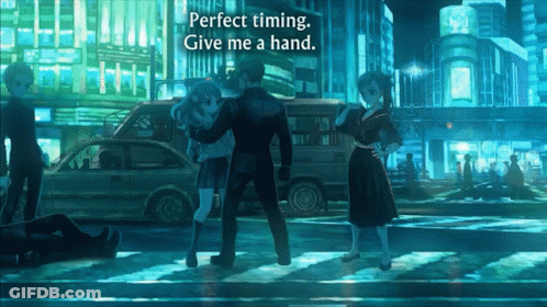 Perfect Timing Give Me A Hand Written On A Screen GIF