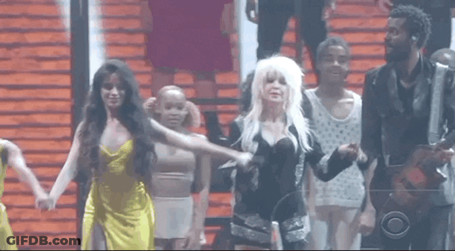 Performers Bow Down Together GIF