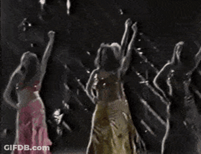Performing At Stage Tina Ike Turner With Girls GIF