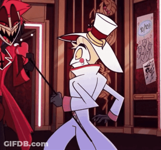 Performing Lucifer Hazbin Hotel GIF