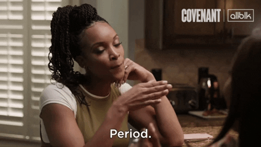 Period Hand Motion Meme GIF