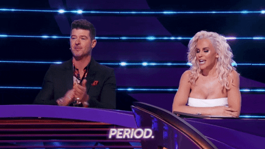 Periodt Robin Thicke Applauding GIF