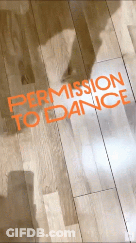 Permission To Dance On Wooden Floor GIF