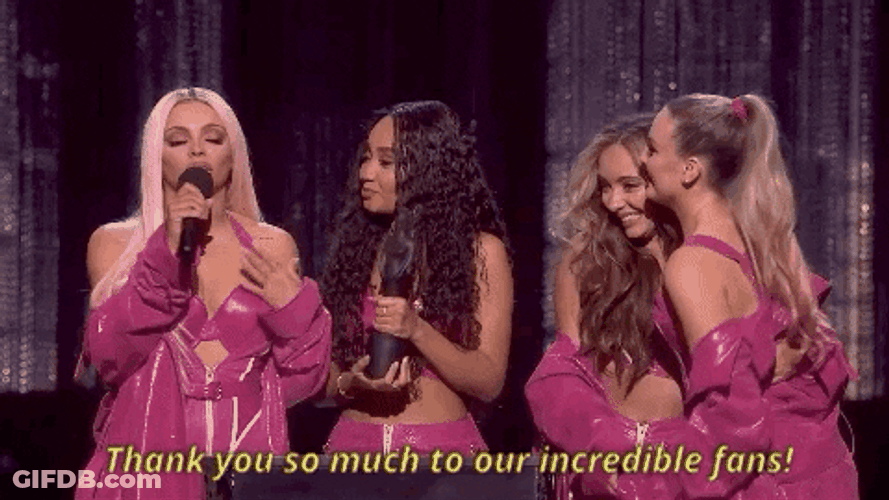 Perrie Edwards Wearing Pony Tail At Brit Awards GIF