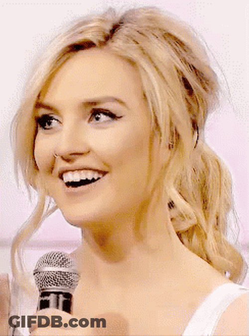 Perrie Pony Lip Biting GIF