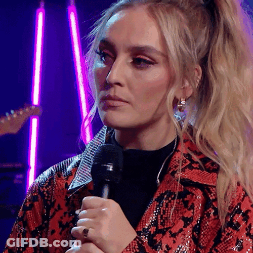 Perrie Pony Slight Grimace GIF